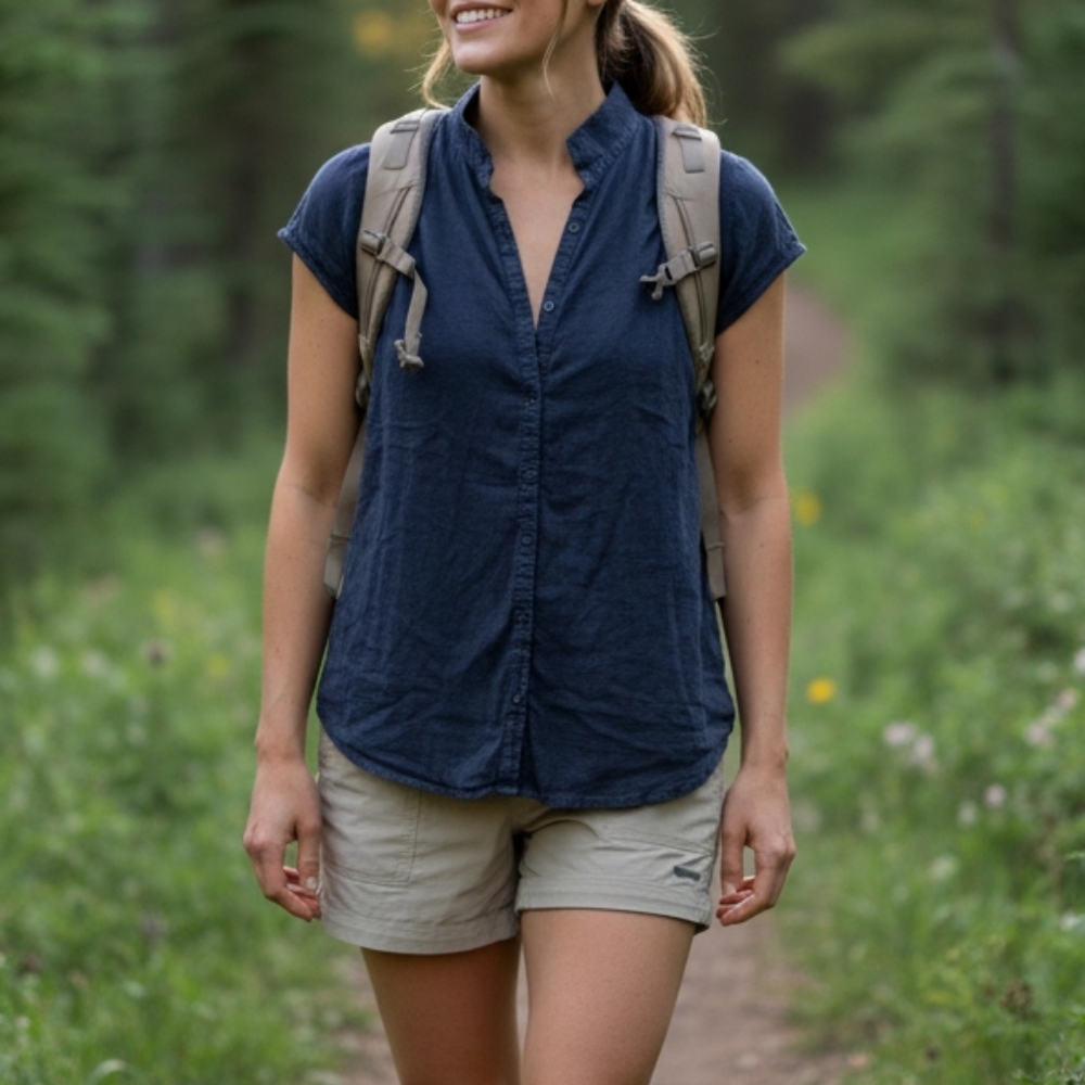 Patagonia Women's Lightweight A/C Top - Size 4 - Classic Navy Blue